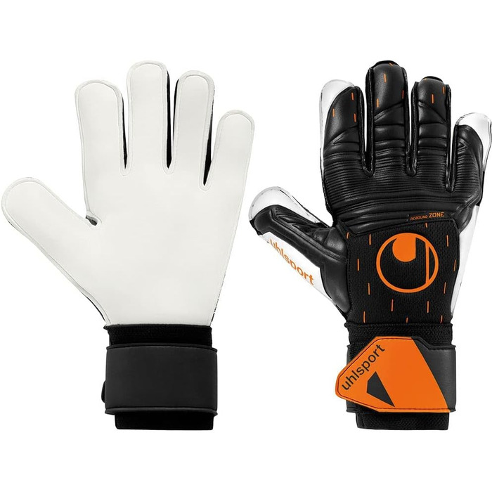 Рукавички воротаря uhlsport Speed Contact Supersoft (чорні/білі/помаранчеві)