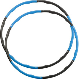 Обручі для фітнесу PEARL Sports Hula Hoop Набір з 2-х хула-хупів, поролоновий пальто, масажні грудки, 1,2 кг (хула-хупи, спортивні обручі Hula Hoop, жіночий подарунок)