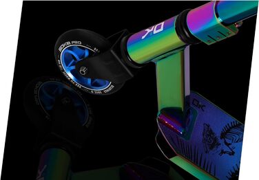 Трюковий самокат SOKE PRO Street Neo Chrome Kick Scooter з кульковим підшипником ABEC 9 Самокат Скутер для дорослих та дітей SOKE