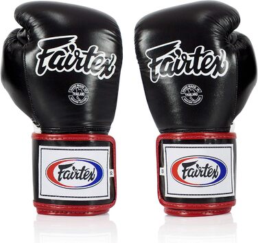 Боксерські рукавички Fairtex BGV5 - Суперспаринги рукавички 14 унцій чорні/білі/червоні