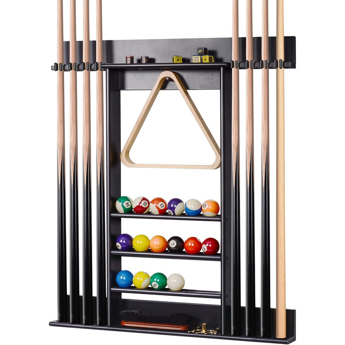 Стійка Cue Rack настінне кріплення, сосна, 8 тримачів для київ