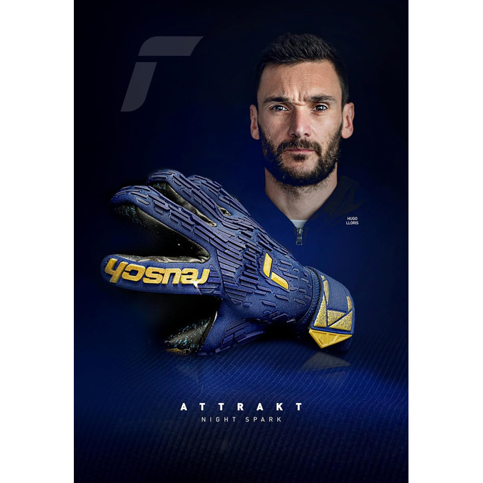 Рукавички Reusch Attrakt Freegel Silver (7.5, синьо-золото-чорні)