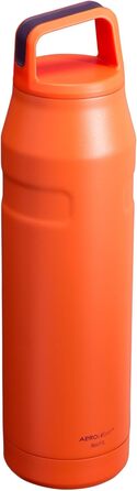Термобутилка Stanley IceFlow 1 л з кришкою та ручкою, ізольована, з широким горлом, з нержавіючої сталі, BPA-free, для подорожей та спорту, Tigerlily Plum