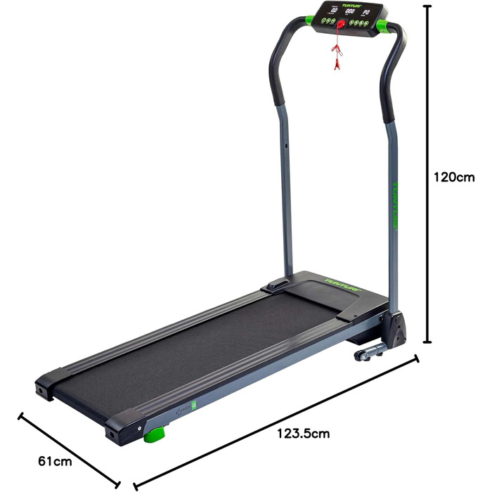 Бігова доріжка Tunturi Cardio Fit T5 складна 10 км/год з LCD дисплеєм