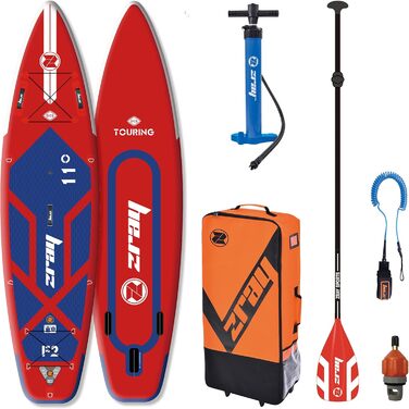 Дошка для веслування Fury Pro 11'0 Windsup SUP Надувна дошка Sup Дошка для веслування преміум стоячи Пакет включає весло, сумку, насос і надувний суп з плавниками, 2 -