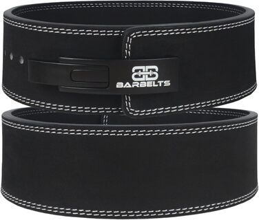 Шкіряний важкоатлетичний пояс Barbelts 10 мм з важільною пряжкою для пауерліфтингу та силових тренувань