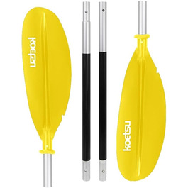 Весло JUCHRZEY Surfpadle Alu SUP Paddle 4 частини (жовтий)