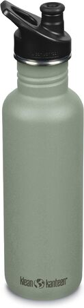 Пляшка для води Klean Kanteen Classic 800 мл, нержавіюча сталь, колір Морський бриз