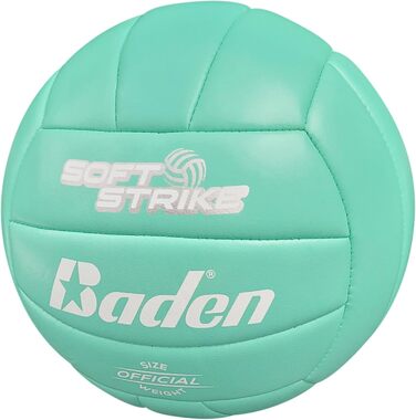 Волейбольний м'яч Baden Soft Strike штучна шкіра, бірюзовий