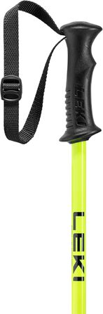LEKI Lightning 3D лижні рукавички з пальцями, чорні/жовті/білі, 100 см