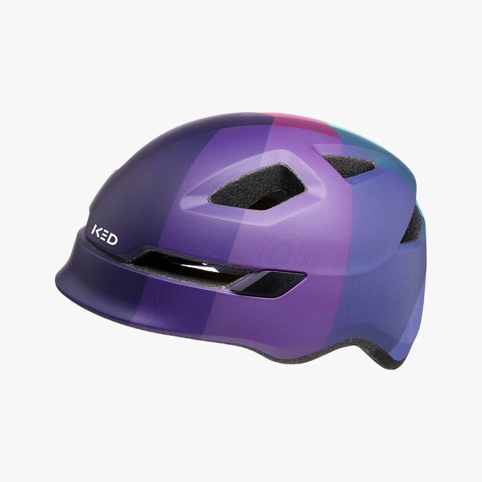 Дитячий велосипедний шолом KED POP K-FIT з LED підсвіткою, MIPS, In-Mold
