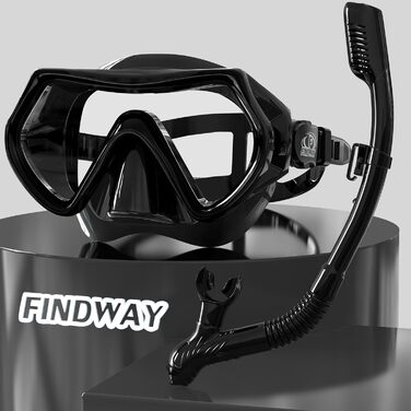 Окуляри для дайвінгу Findway для дорослих, регульовані, лінзи HD