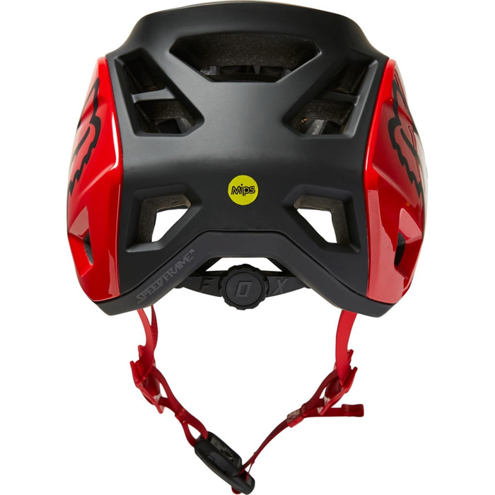 Унісекс велосипедний шолом Fox Racing Speedframe Pro з захистом IPS Air Node, BOA Fit, чорний/червоний, розмір S