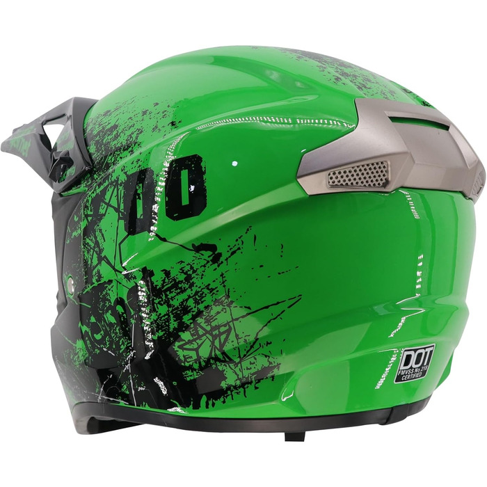 Дитячий і дорослий мотокросовий шолом Fullface для MTB, Downhill, BMX, мотоцикла, з окулярами і рукавичками