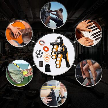 Тренажер для зміцнення хвату рук Krafttraining, еспандер для кисті