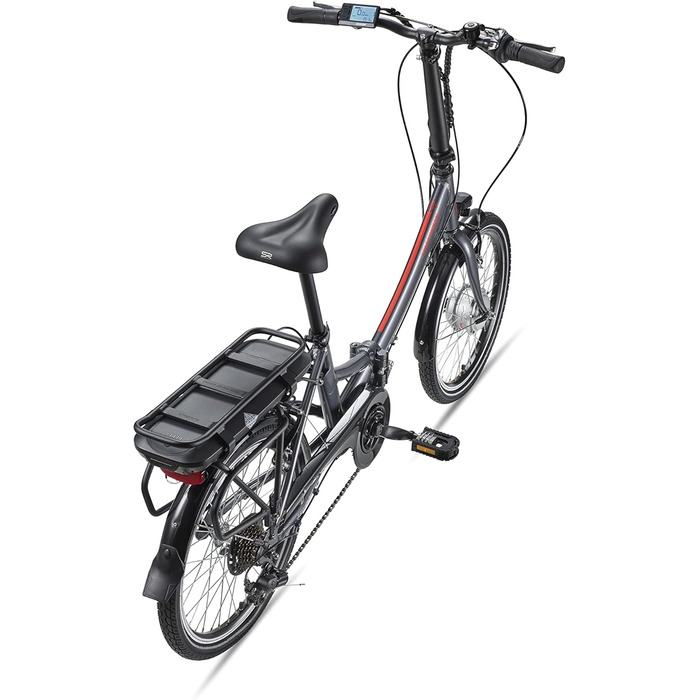 Велосипед складаний TELEFUNKEN E-Bike, Shimano, 250 Вт, 36 В, LED, 20