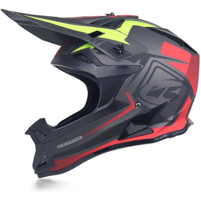 Шолом для мотокросу Otocross BX Fullface Enduro, чорний, L – крос- та ендуро-шолом для дорослих, для мотоцикла, велосипеда, ATV, оффроуд, 2 кольори