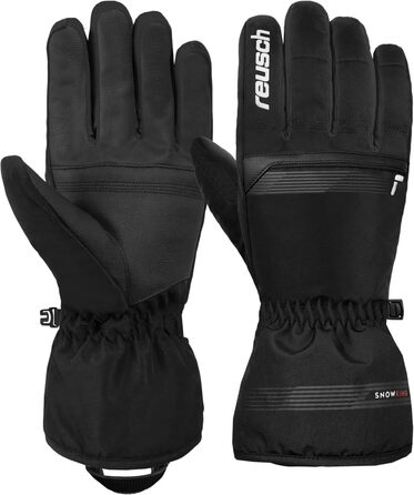 Рукавички Reusch Snow King Unisex (розмір 10, чорно-білі)