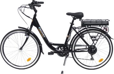 Електровелосипед Denver Discovery E4000, 26', Shimano 6-шв., Жін., Чорний