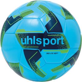 Дитячий футбольний м'яч Uhlsport Lite Soft 350 розмір 5 синьо-блакитний