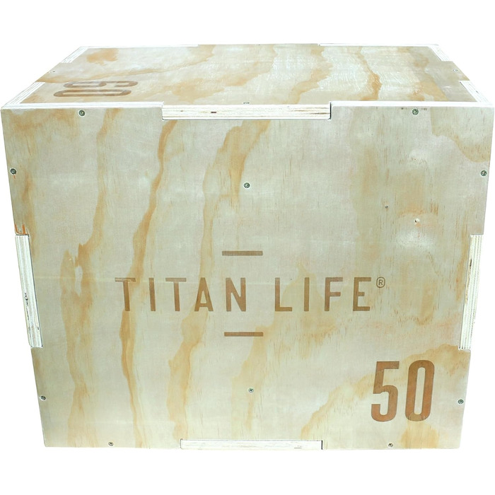 Коробки TITAN LIFE PRO Plyo, дерево, коричневі, один розмір