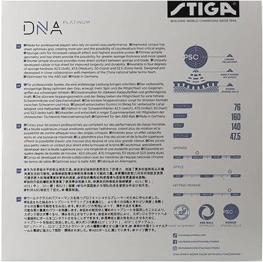 Платина M Гума настільний теніс 2.1 червоний унісекс-дорослий