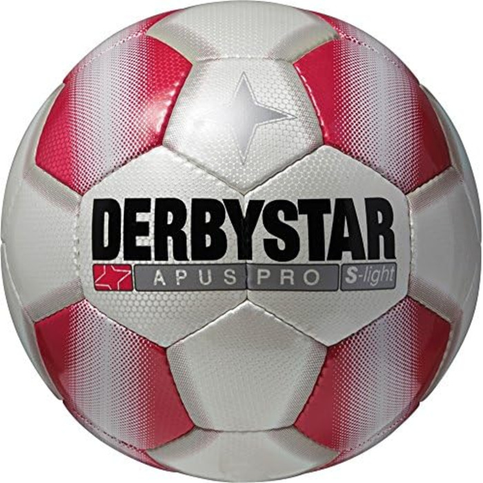 Тренувальний м'яч Derbystar Kids Football Apus Pro S-Light 5 білий/червоний