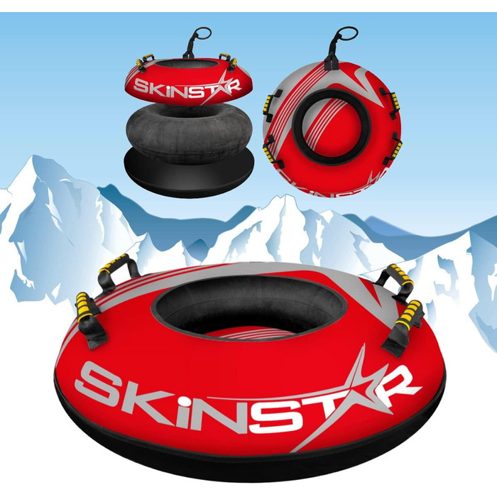 Санна шина SkinStar Prof. Snow Tube Ø70cm Sled Bob (RED-70 см)