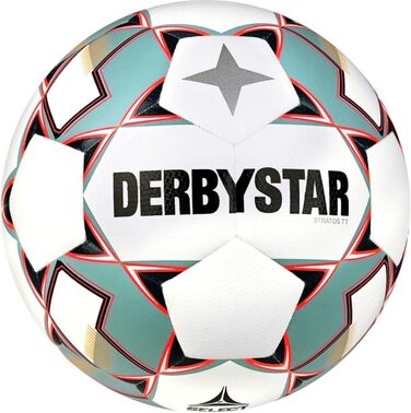 Футбольний м'яч Derbystar Stratos TT v23 розмір 5 біло-синій