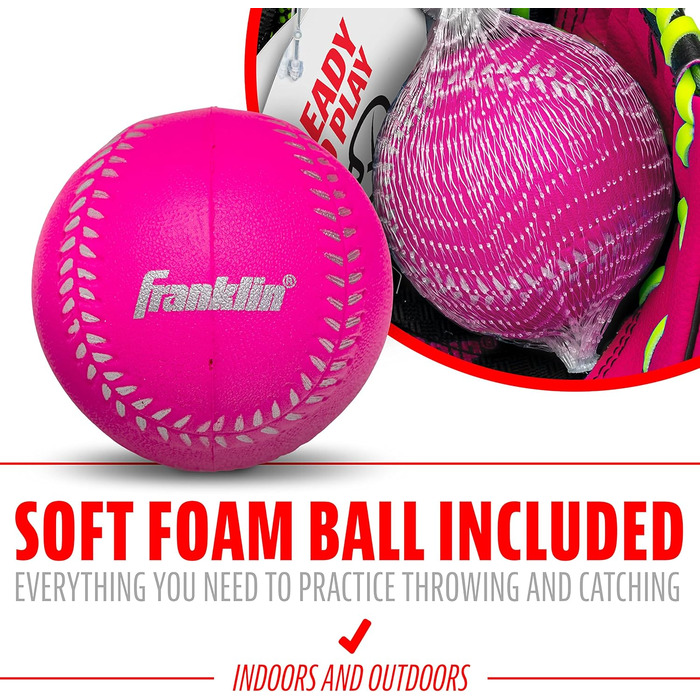 Рукавичка Franklin Sports Teeball Youth Neo-Grip 22,9 см троянда