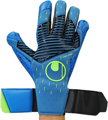 Рукавички Uhlsport Aquagrip Hn синій/чорний/зелений, розмір 8