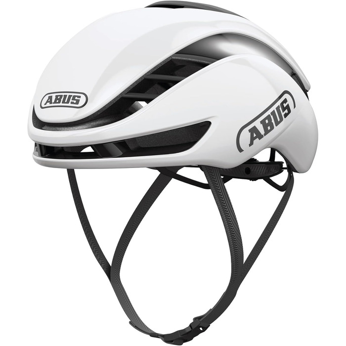 Шолом ABUS Gamechanger 2.0 Aero Helmet L (57-61 см) Білий (глянцевий)