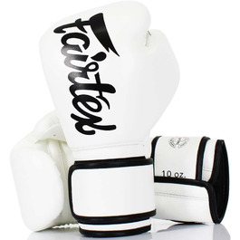 Боксерські рукавички Fairtex BGV-14 білі, мікрофібра, 12 унцій для ММА Муай Тай