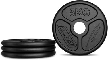 Набір пластин Marbo Sport Olympia, Ø51 мм, 4x1.25 кг, 2x2.5 кг, 4x5 кг