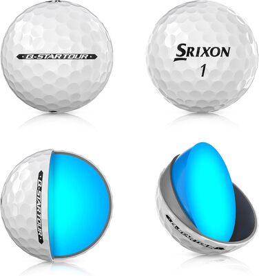 М'ячі для гольфу Srixon Q-Star Tour 5 2024 м'яке відчуття (12 шт.)