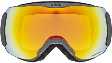 Гірськолижні окуляри Uvex Unisex Downhill 2100 Cv () (один розмір, носоріг/оранжево-помаранчевий)