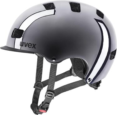 Велошолом Uvex HLMT 5 Bike Pro Chrome для міста, унісекс, з індивідуальним регулюванням та покращеною вентиляцією