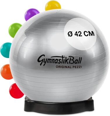 М'яч Pezzi 42 см з Ball Bowl Exercise Ball Anthracite