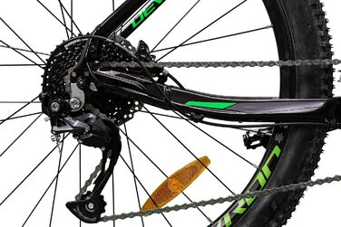 Чоловічий гірський велосипед Devron Ridde RM2.7 - колеса 27.5-zo, Shimano 2x9, гідравлічне дискове гальмо, Adventure MTB (чорний, L)