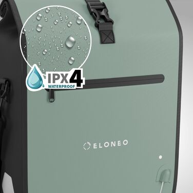 Багажна полиця ELONEO Pannier LED, 28 л, м'ятно-зелений