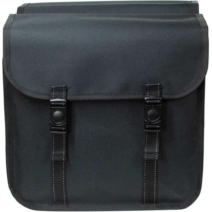 Велосипедна сумка BikyBag Classic, подвійна, чорна, для багажника