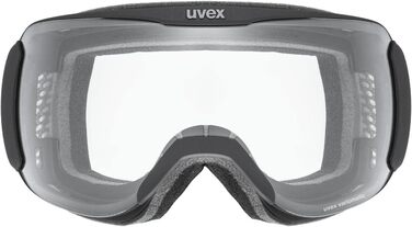 Лижні окуляри Uvex Unisex Downhill 2100 Vp X ( в упаковці) один розмір чорний матовий/варіо-пола