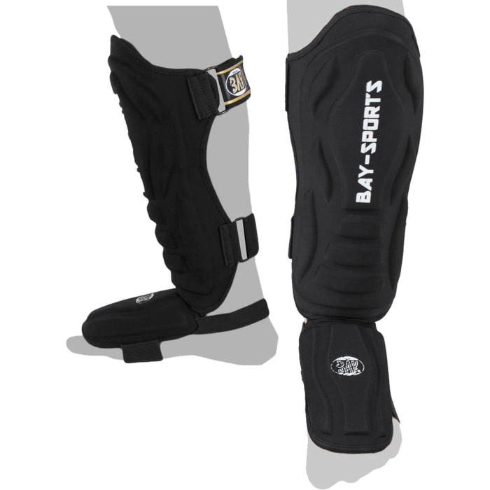 Чорний Демон Shin Guard, чорний, XXS-XXL, Муай Тай, TKD, Кікбоксинг