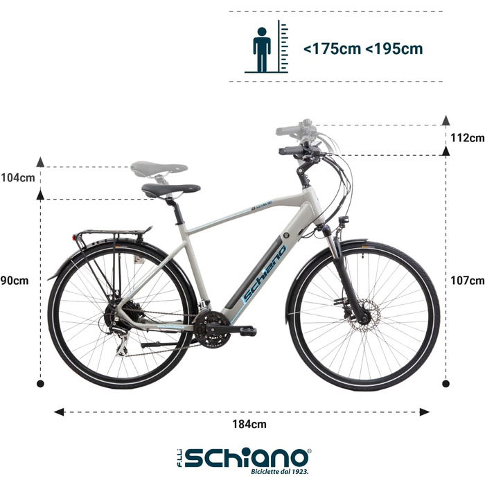 Електровелосипед Для дорослих, до 25 км/год, 28 E-Bike Pedelec"