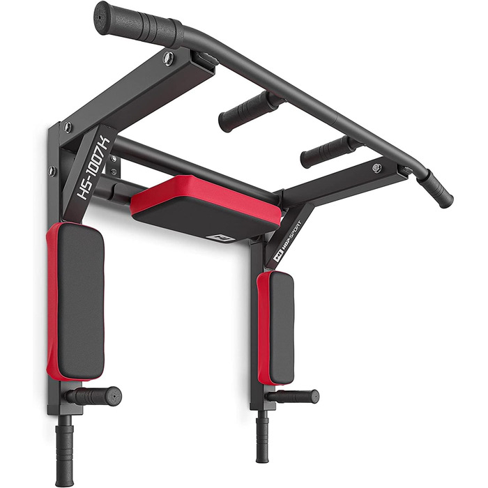 2in1 Multi-Gym HS-1007K - Dip-Station & Pull-Up Bar з настінним кріпленням