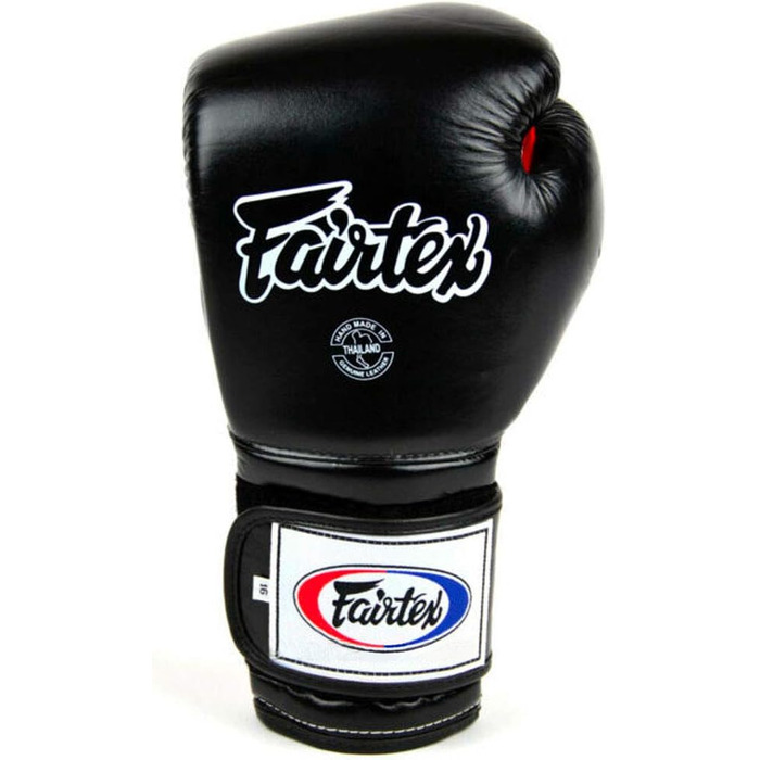 Боксерські рукавички Fairtex BGV9, мексиканські, чорно-червоні, 10 унцій