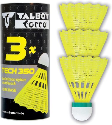 Набір для бадмінтону Talbot Torro Magic Night & TECH 350, 3 м'ячі