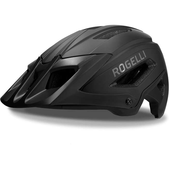 Шолом унісекс Rogelli Onyx - шосейний/MTB, чорний L-XL