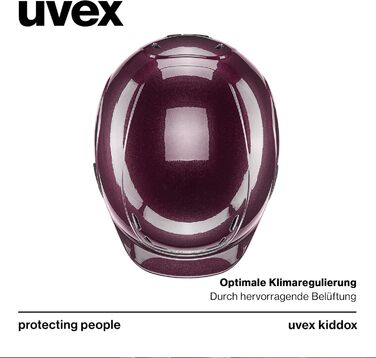 Дитячий кінний шолом uvex kiddox, легкий, з індивідуальним регулюванням розміру, оптимальна вентиляція, блискучий дизайн