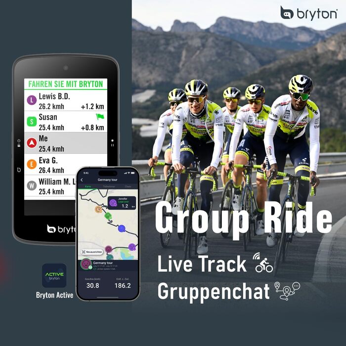 Велокомп'ютер Bryton Rider S500, GPS, 24 год, покрокова навігація